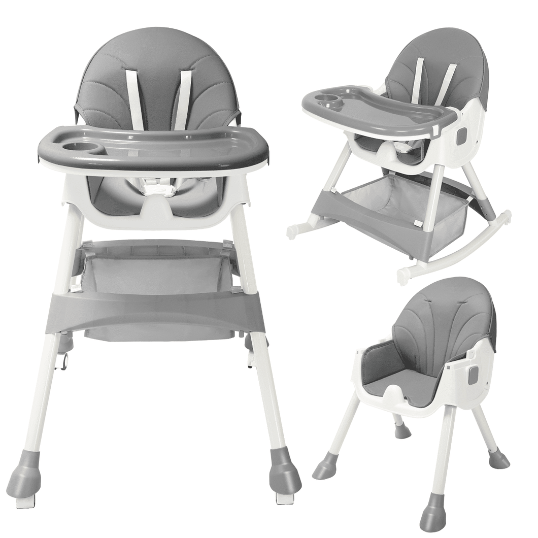 4-In-1 Multifunctional Convertible High Chair for Babies and Toddlers