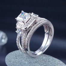 Load image into Gallery viewer, Princess Cut Simulated Diamond Ring