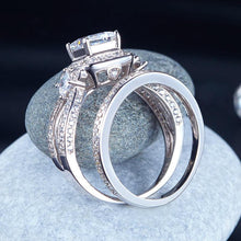 Load image into Gallery viewer, Princess Cut Simulated Diamond Ring