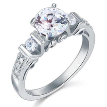 Load image into Gallery viewer, Vintage Style 1.25ct Simulated Diamond 925 Engagement Ring