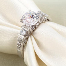 Load image into Gallery viewer, Vintage Style 1.25ct Simulated Diamond 925 Engagement Ring